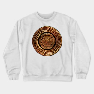 Emblem - Gold on Black Crewneck Sweatshirt